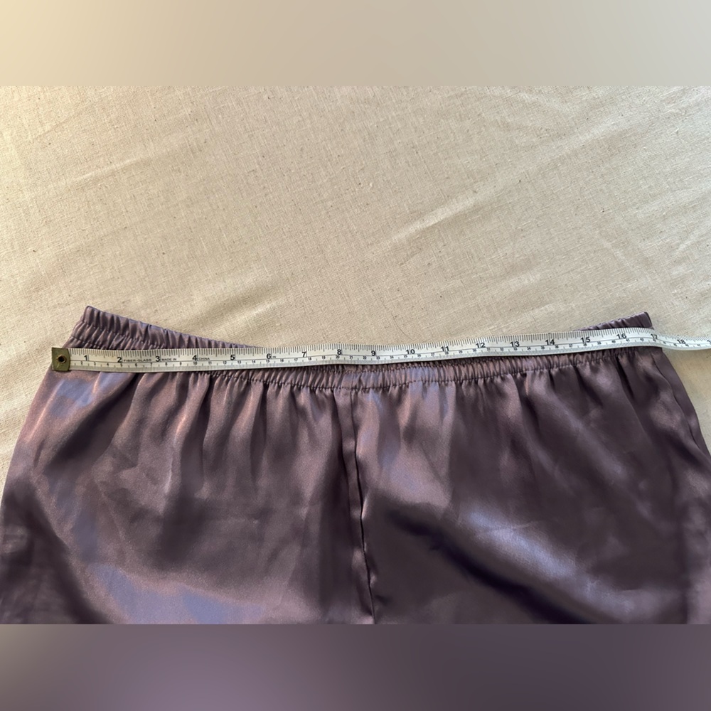 Vintage Victorias Secret Elegant “Satin”Pajama Set in Mauve Size Medium - Picture 9 of 11